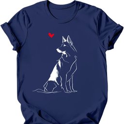 Dutch Shepherd Sketch Dog T Shirt Gift For Dog Lover