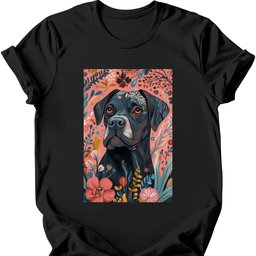 Mastiff Boho Dog T Shirt Gift For Dog Lover