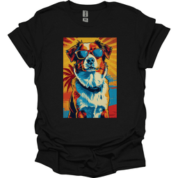 Miniature American Shepherd Summer Dog T Shirt Gift For Dog Lover