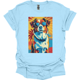 Miniature American Shepherd Summer Dog T Shirt Gift For Dog Lover