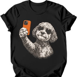 Lagotto Romagnolo Selfie Dog T Shirt Gift For Dog Lover