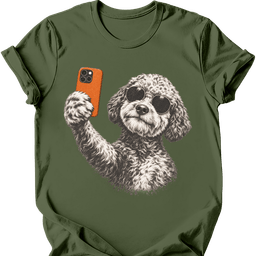 Lagotto Romagnolo Selfie Dog T Shirt Gift For Dog Lover