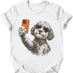 Lagotto Romagnolo Selfie Dog T Shirt Gift For Dog Lover