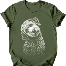 Lagotto Romagnolo Tilted Dog T Shirt Gift For Dog Lover