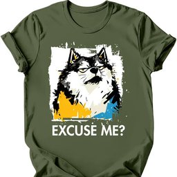 Keeshond Excuse Me Dog T Shirt Gift For Dog Lover