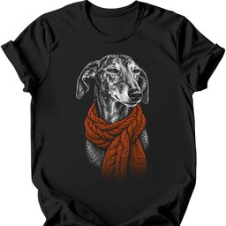 Galgo Winter Dog T Shirt Gift For Dog Lover