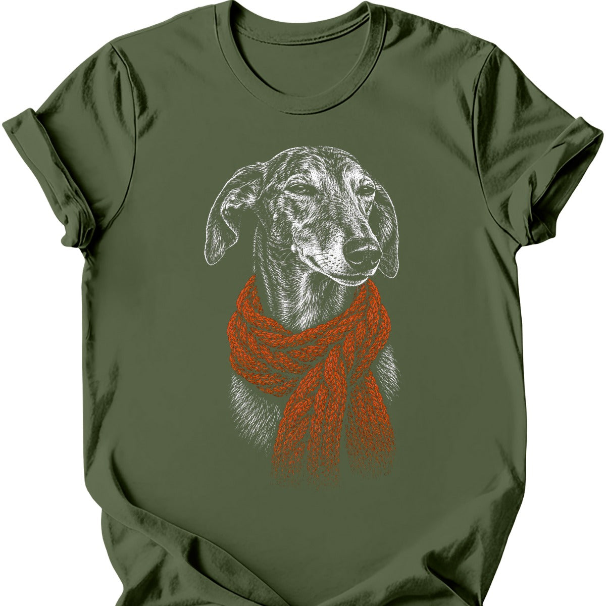 Galgo Winter Dog T Shirt Gift For Dog Lover
