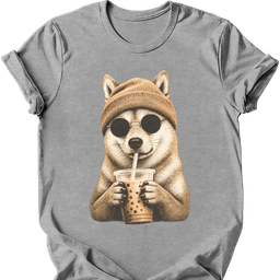 Finnish Spitz Hipster Dog T Shirt Gift For Dog Lover