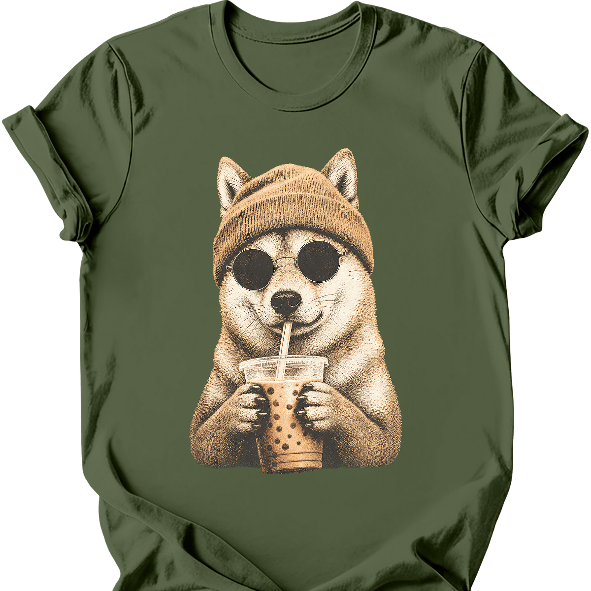 Finnish Spitz Hipster Dog T Shirt Gift For Dog Lover