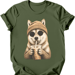Finnish Spitz Hipster Dog T Shirt Gift For Dog Lover