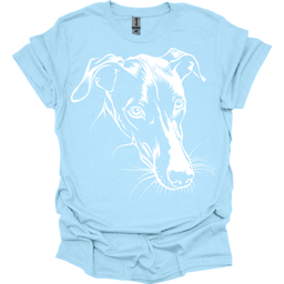 Greyhound Line Art T Shirt Gift For Dog Lover