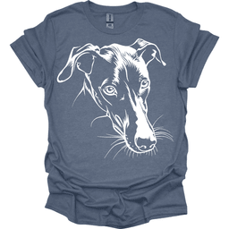 Greyhound Line Art T Shirt Gift For Dog Lover