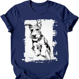 Kerry Blue Terrier Running Dog T Shirt Gift For Dog Lover