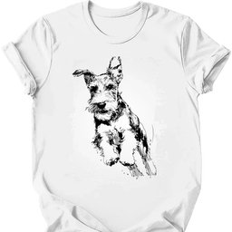 Kerry Blue Terrier Running Dog T Shirt Gift For Dog Lover