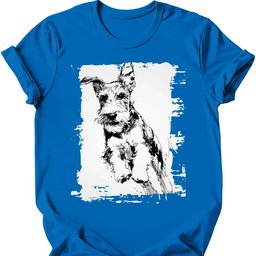 Kerry Blue Terrier Running Dog T Shirt Gift For Dog Lover