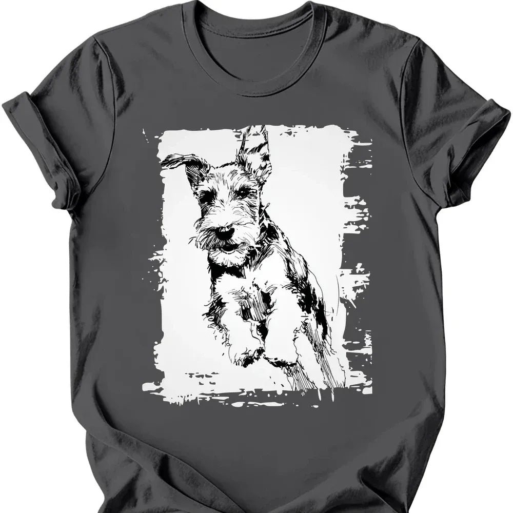 Kerry Blue Terrier Running Dog T Shirt Gift For Dog Lover