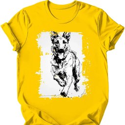 Dutch Shepherd Running Dog T Shirt Gift For Dog Lover