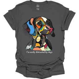 Im Easily Distracted By Dogs 11 T Shirt Gift For Dog Lover