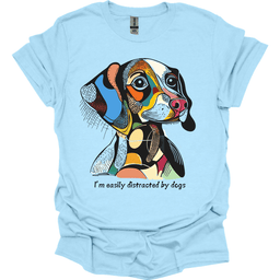 Im Easily Distracted By Dogs 11 T Shirt Gift For Dog Lover