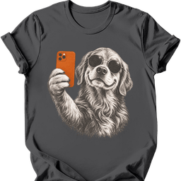 Golden Retriever Selfie Dog T Shirt Gift For Dog Lover
