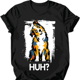 Miniature American Shepherd Huh Dog T Shirt Gift For Dog Lover
