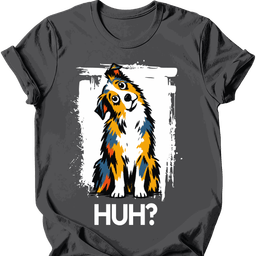 Miniature American Shepherd Huh Dog T Shirt Gift For Dog Lover