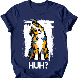 Miniature American Shepherd Huh Dog T Shirt Gift For Dog Lover