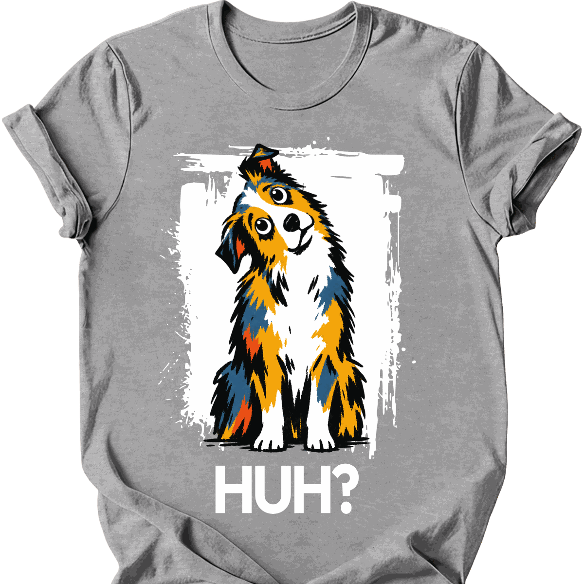 Miniature American Shepherd Huh Dog T Shirt Gift For Dog Lover