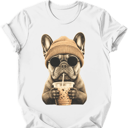 French Bulldog Hipster Dog T Shirt Gift For Dog Lover