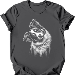 Miniature American Shepherd Tilted Dog T Shirt Gift For Dog Lover