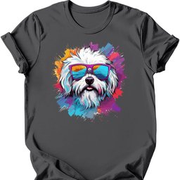 Maltese Top Dog T Shirt Gift For Dog Lover