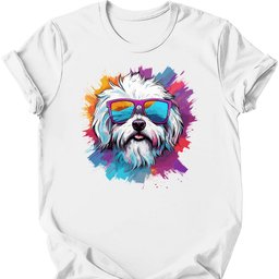 Maltese Top Dog T Shirt Gift For Dog Lover