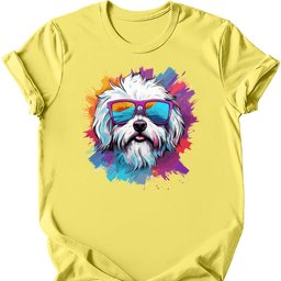 Maltese Top Dog T Shirt Gift For Dog Lover