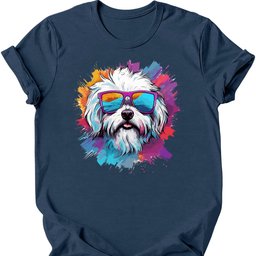 Maltese Top Dog T Shirt Gift For Dog Lover