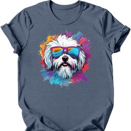 Maltese Top Dog T Shirt Gift For Dog Lover