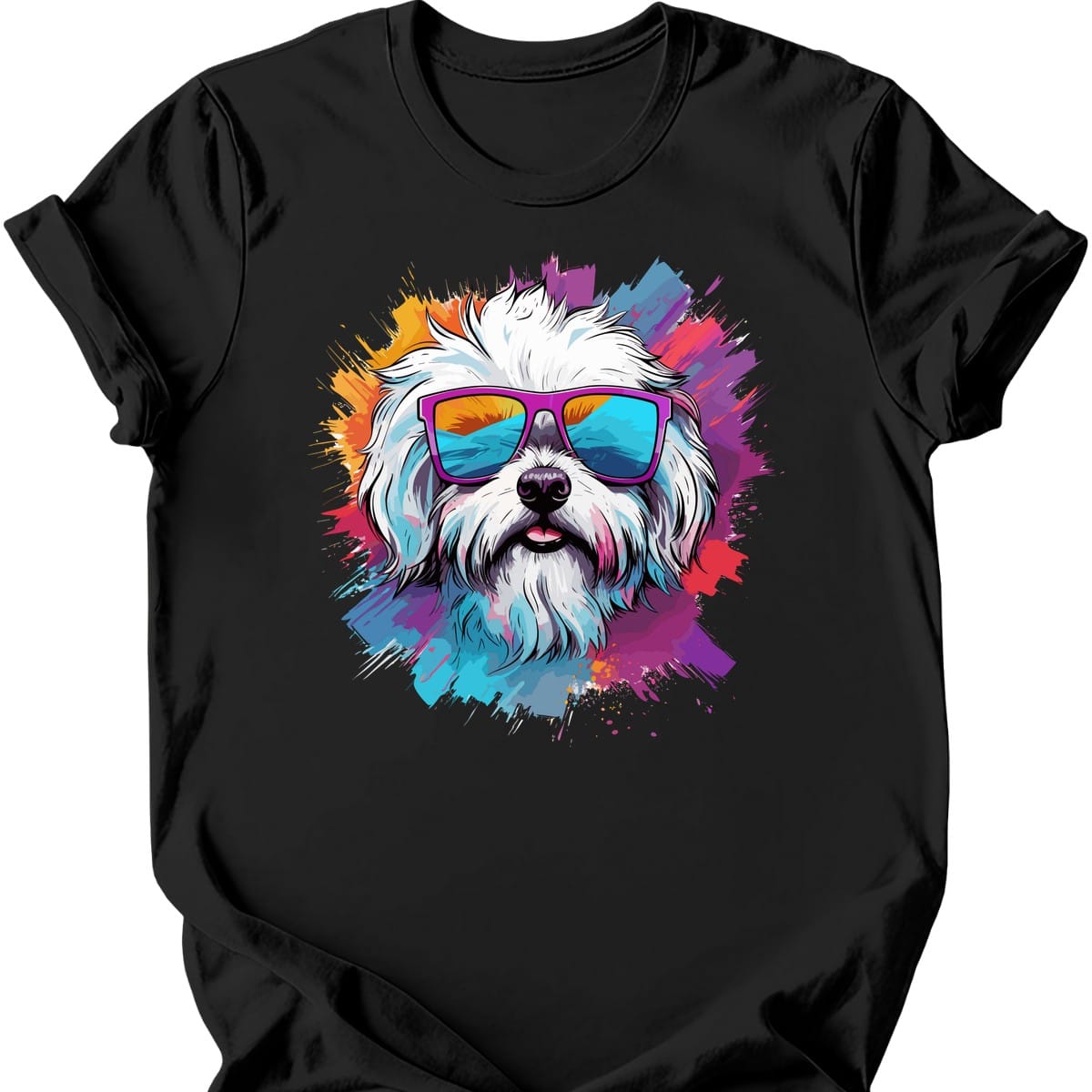 Maltese Top Dog T Shirt Gift For Dog Lover
