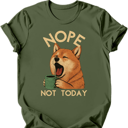 Finnish Spitz Not Today T Shirt Gift For Dog Lover