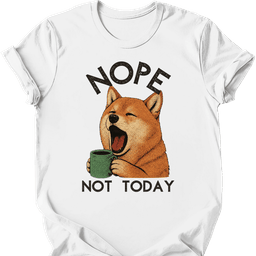 Finnish Spitz Not Today T Shirt Gift For Dog Lover