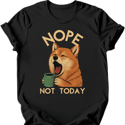 Finnish Spitz Not Today T Shirt Gift For Dog Lover