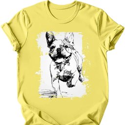 French Bulldog Running Dog T Shirt Gift For Dog Lover