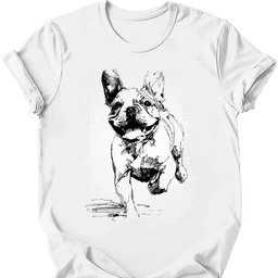 French Bulldog Running Dog T Shirt Gift For Dog Lover
