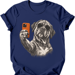 Mastiff Selfie Dog T Shirt Gift For Dog Lover