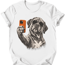 Mastiff Selfie Dog T Shirt Gift For Dog Lover