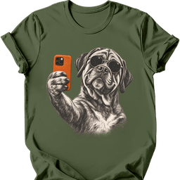 Mastiff Selfie Dog T Shirt Gift For Dog Lover