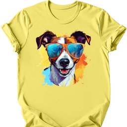 Jack Russell Top Dog T Shirt Gift For Dog Lover