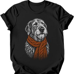 Irish Wolfhound Winter Dog T Shirt Gift For Dog Lover