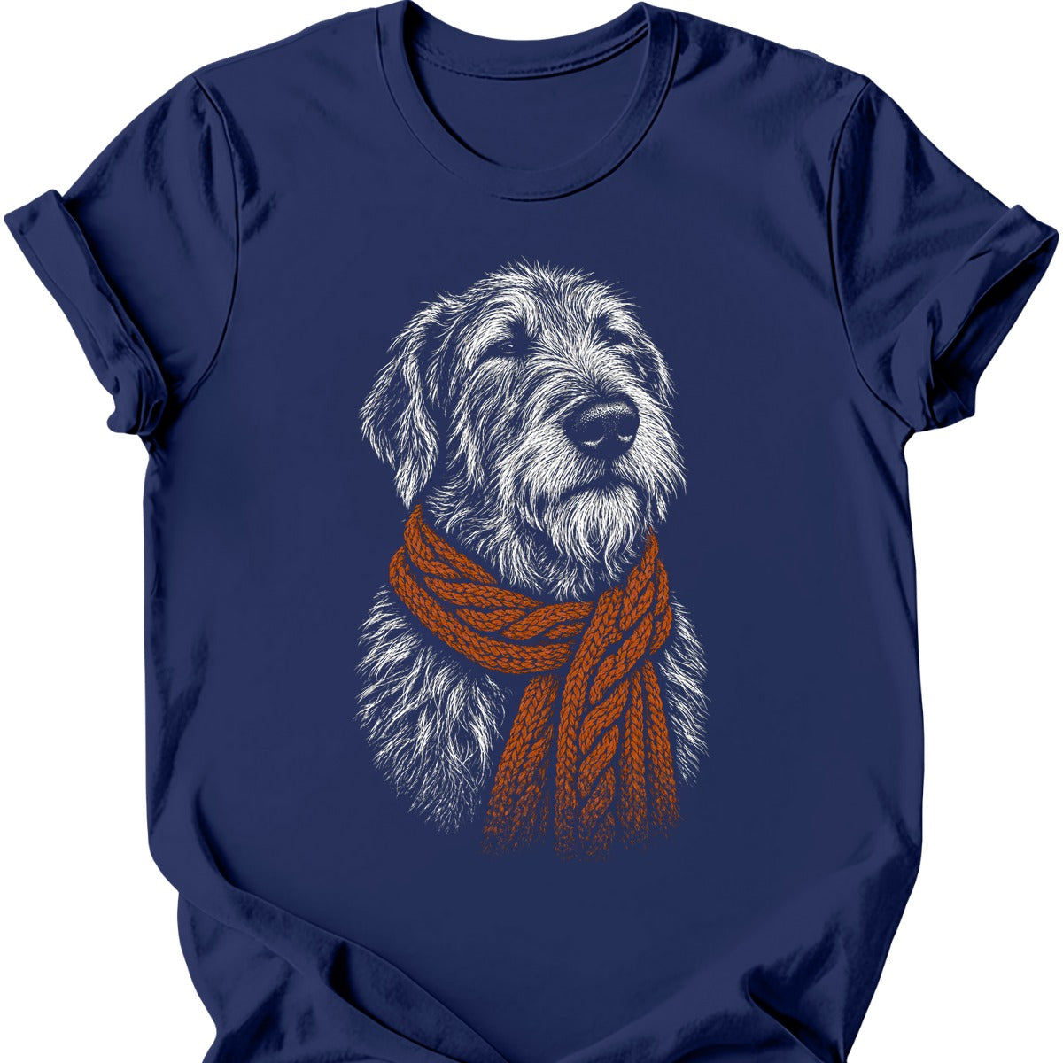 Irish Wolfhound Winter Dog T Shirt Gift For Dog Lover