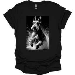 Giant Schnauzer Puddle Dog T Shirt Gift For Dog Lover