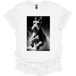 Giant Schnauzer Puddle Dog T Shirt Gift For Dog Lover