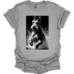 Giant Schnauzer Puddle Dog T Shirt Gift For Dog Lover
